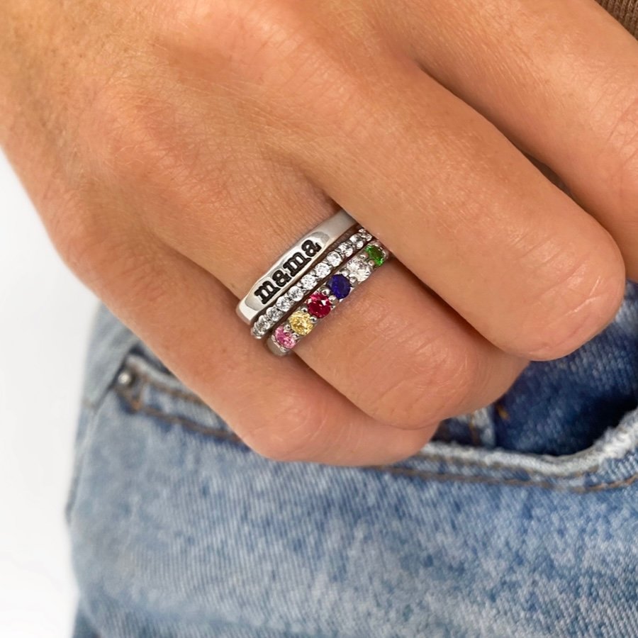 Geburtsstein Ring