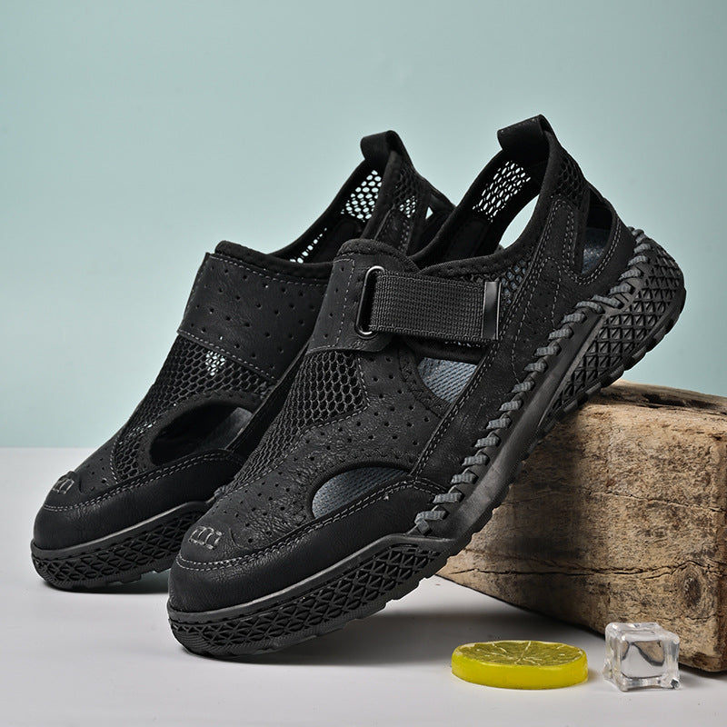 Atmungsaktive geschlossene Herren-Sandalen