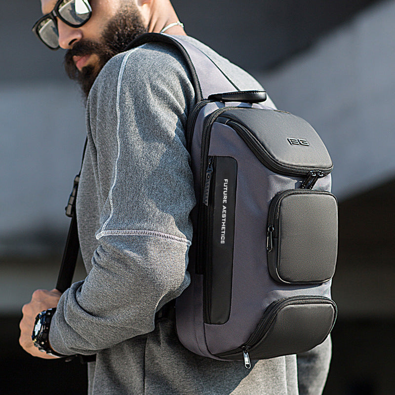 Rucksack Herren Alltagsrucksack Schwarz | LuxeStyle