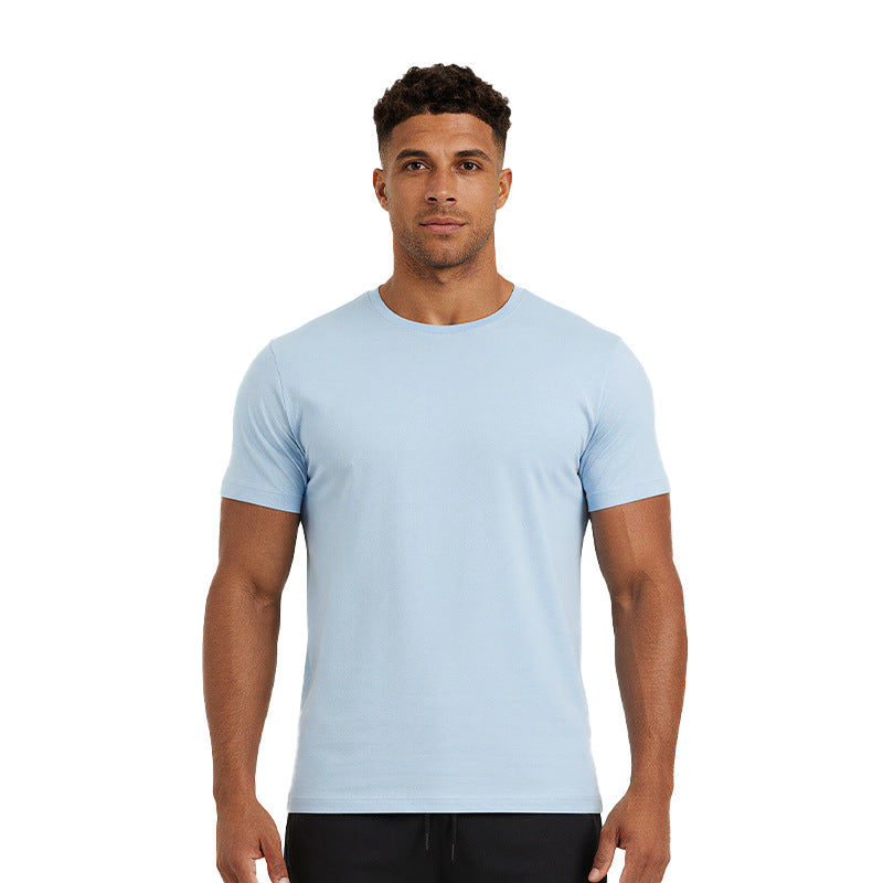 Kurzarm Fitness-Shirt mit Kragen