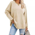 Colorblock Rundhals-Sweatshirt für Damen – Bild 1 | LuxeStyle