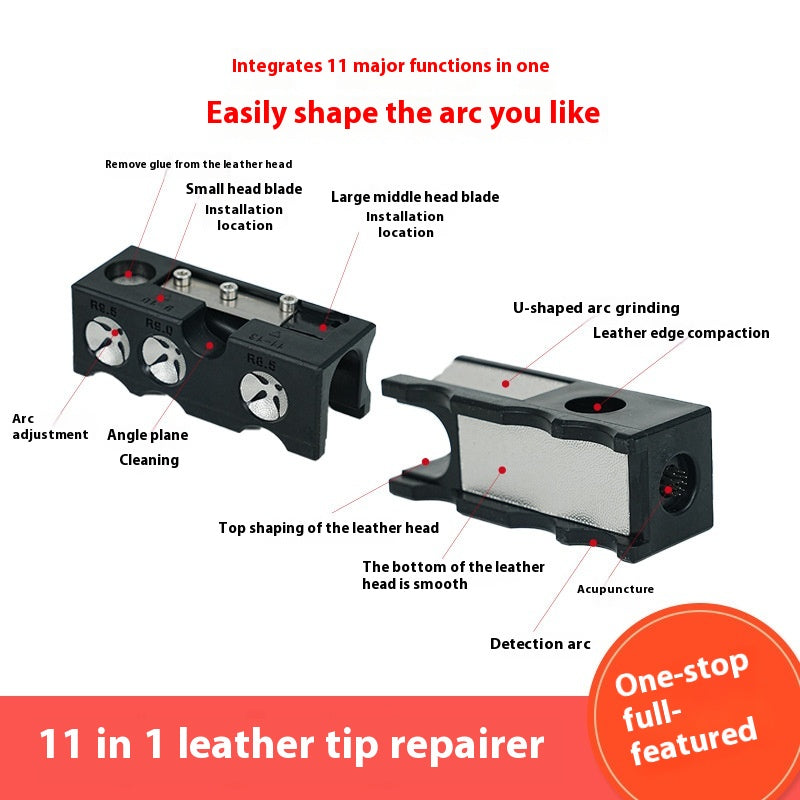 Multifunktionaler Billard Queue Leder-Reparator – Bild 4 | LuxeStyle