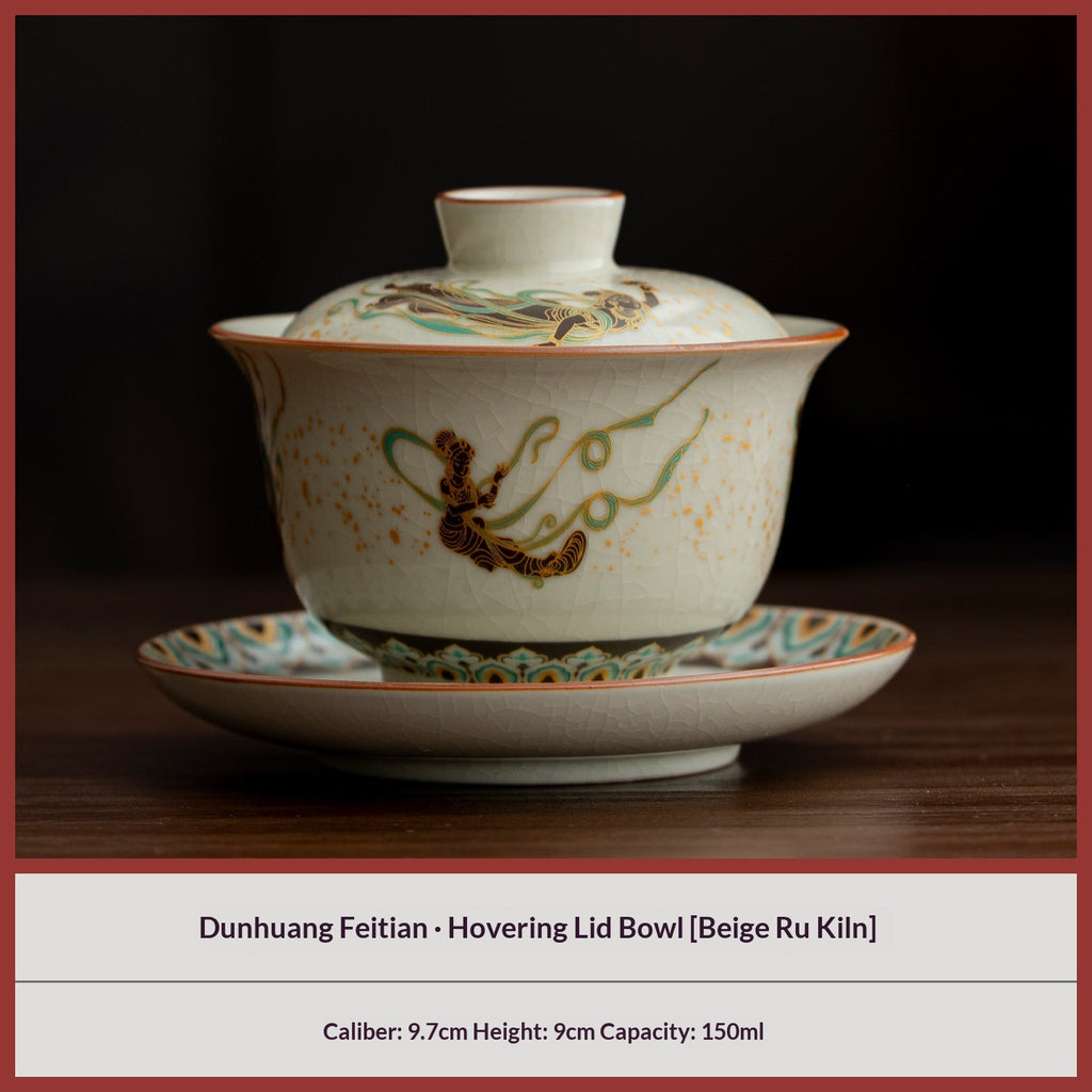 Teetasse aus Keramik mit Dunhuang-Motiv – Bild 5 | LuxeStyle