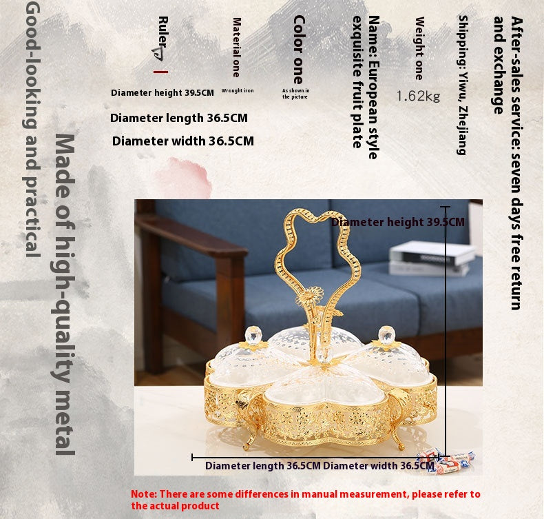 Modernes Acryl-Snack-Tablett