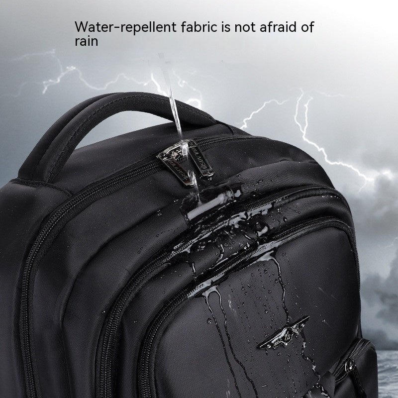 Grosser Business-Rucksack, Nylon-Canvas – Bild 5 | LuxeStyle