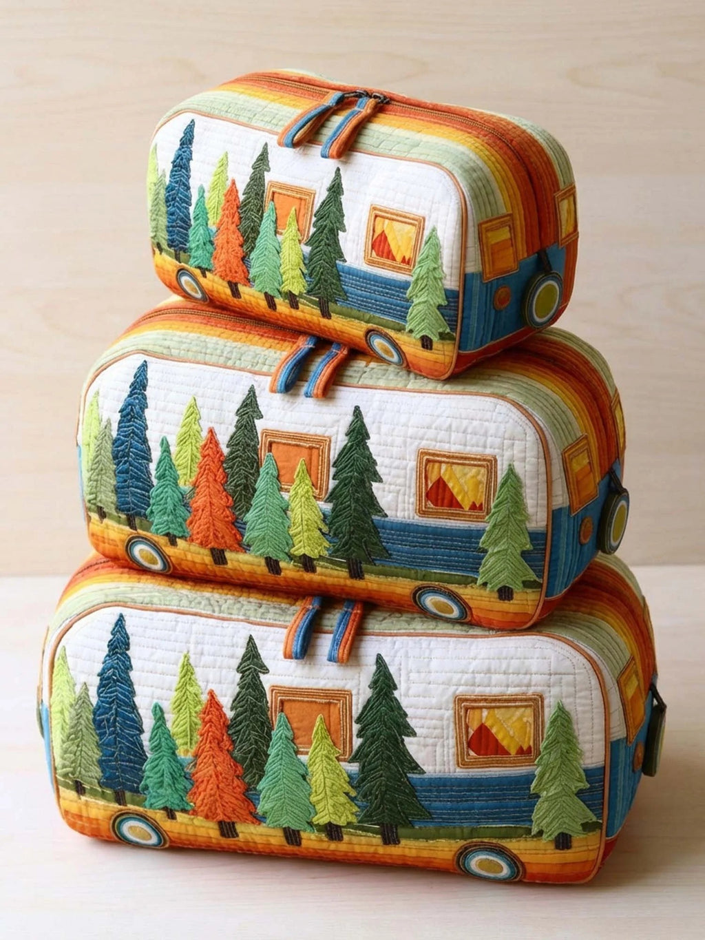 Aufbewahrungsset mit Druckmotiv