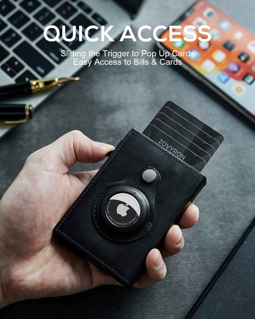 Smart Wallet mit Airtag-Halter