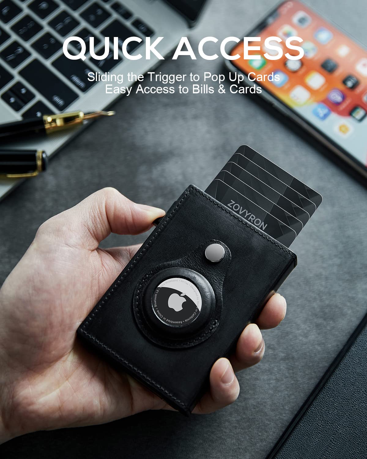 Smart Wallet mit Airtag-Halter