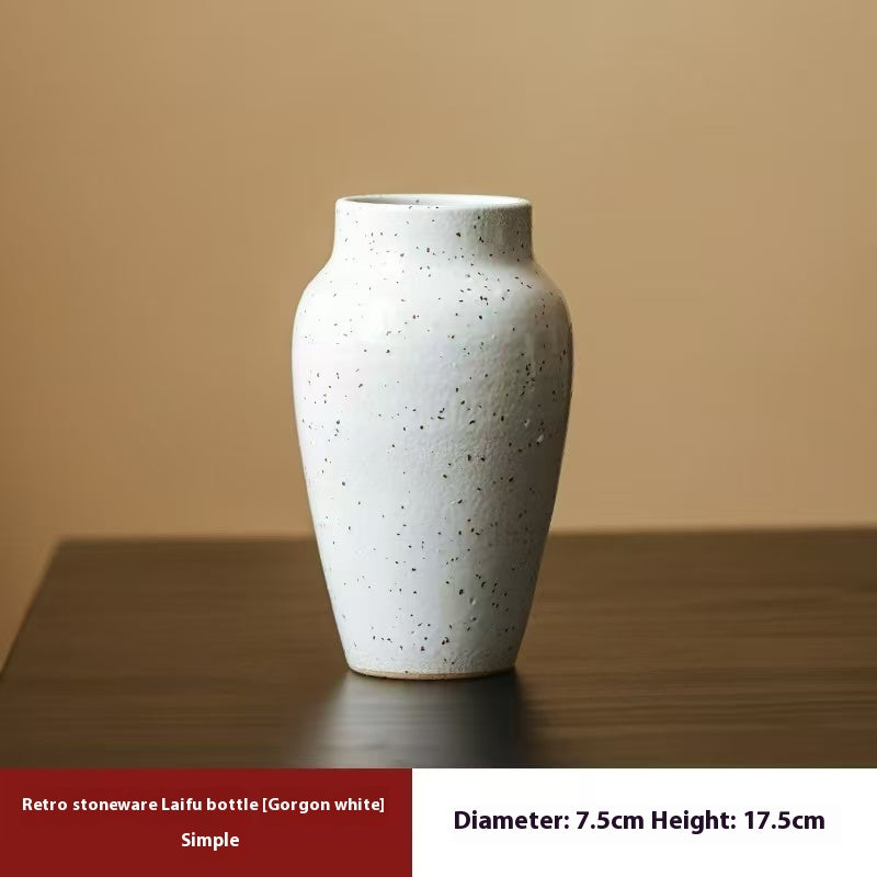 Keramik-Vase im Retro-Look