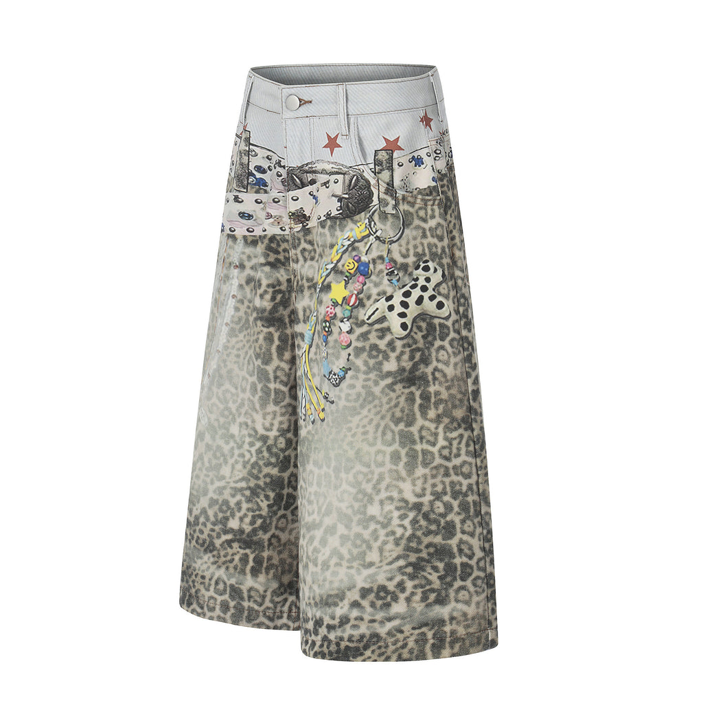 Retro-Leopard-Hose cropped