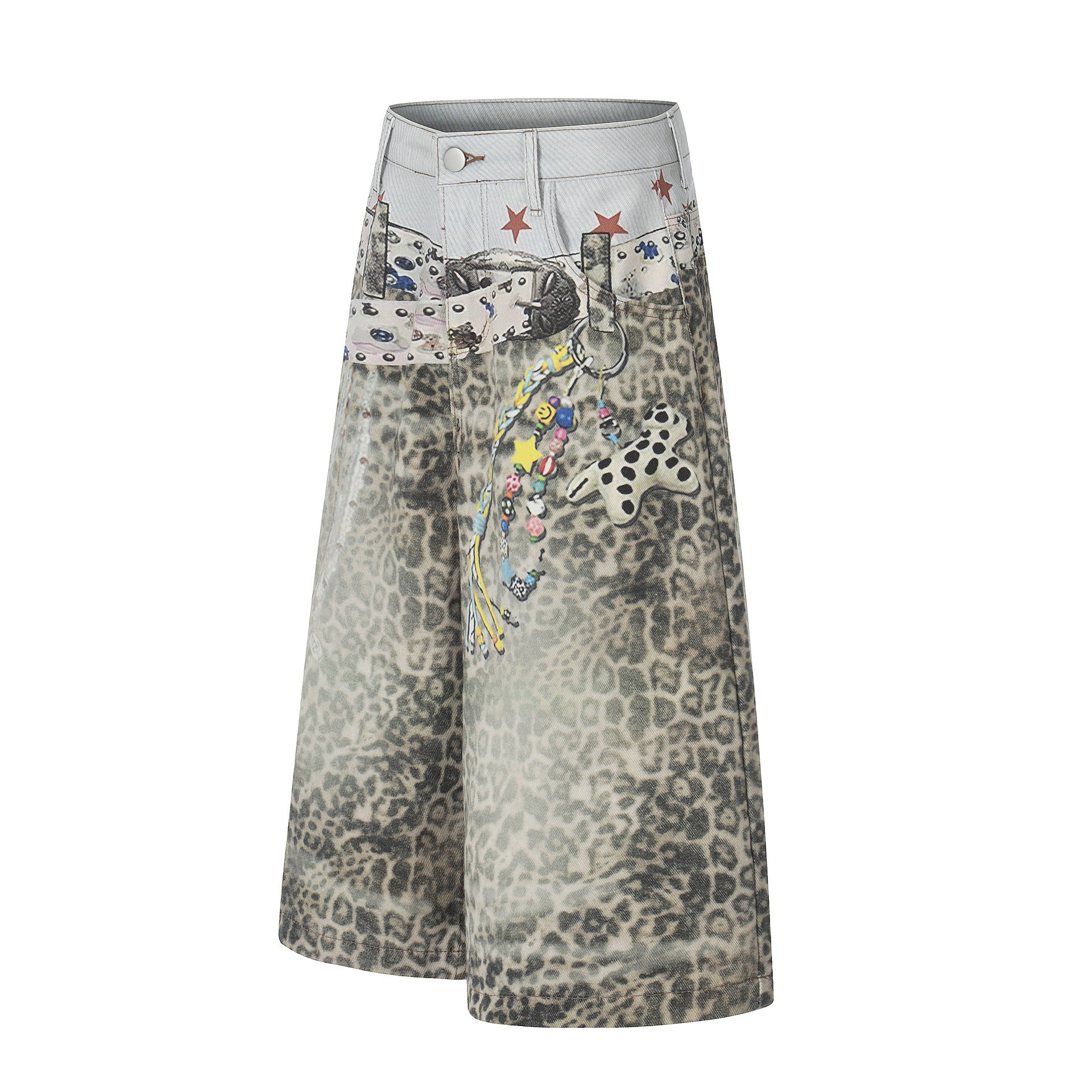 Retro-Leopard-Hose cropped