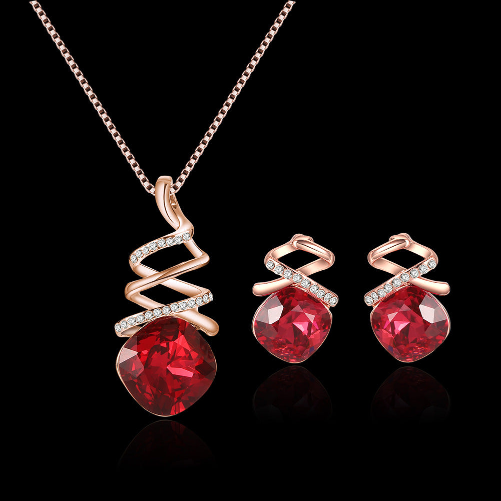 Bridal Schmuckset Halskette & Ohrringe