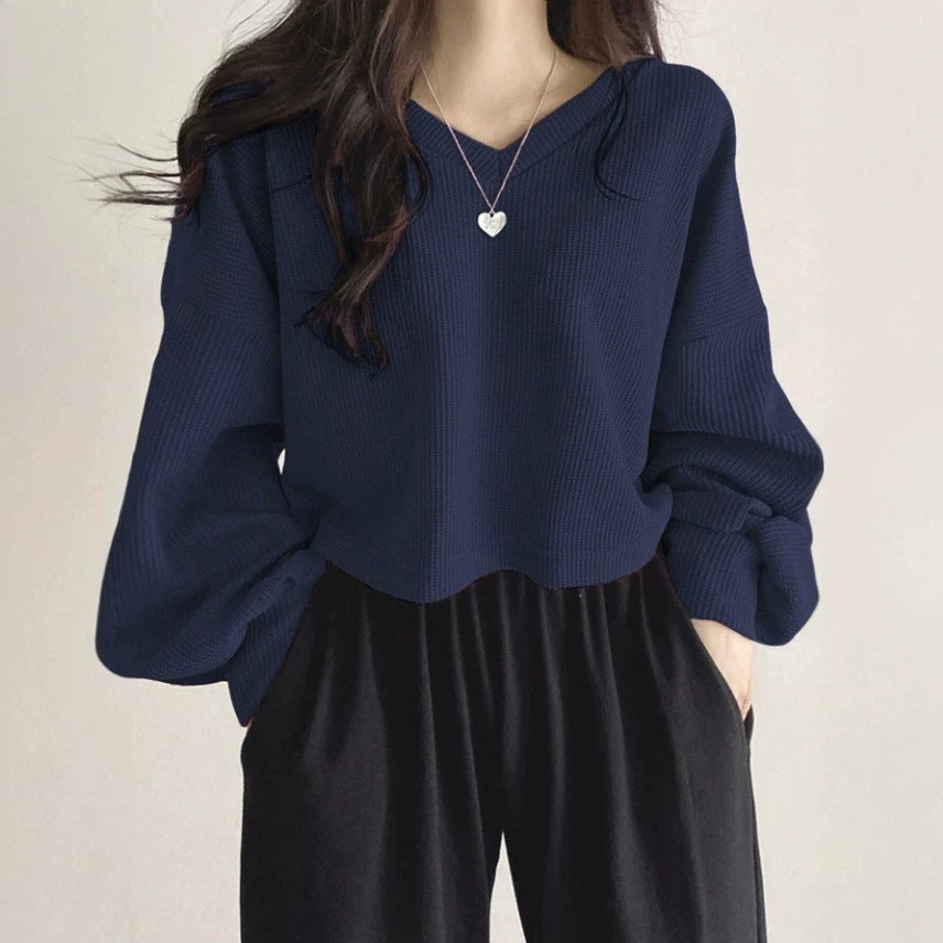 Einheitliches Pullover-Top