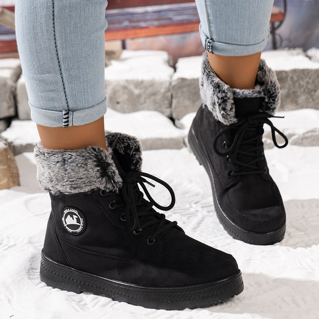 Gefütterte Winterstiefel