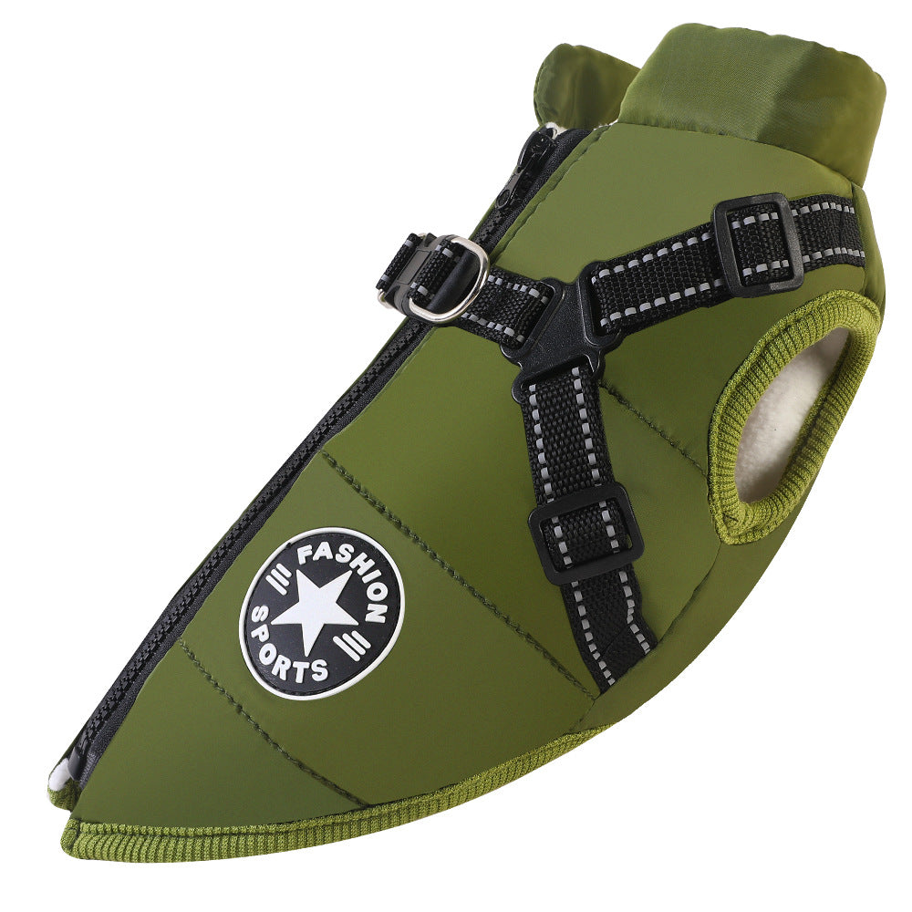 Wärmendes Hunde-Kleid aus Baumwolle