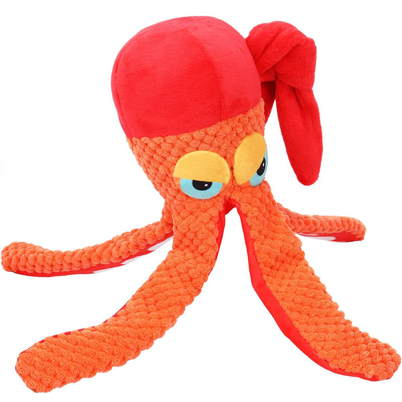Oktopus Plüsch-Hundespielzeug