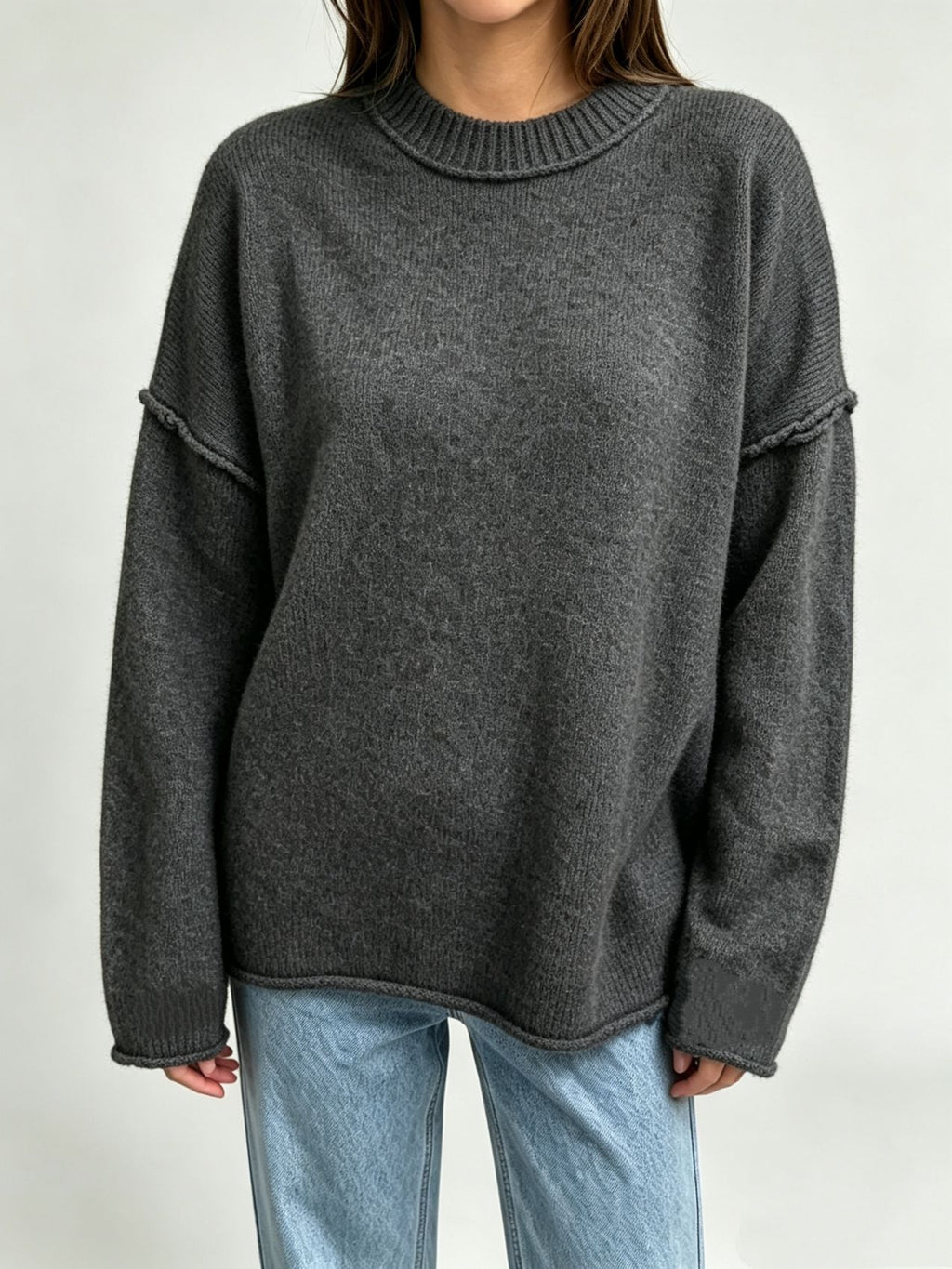 Oversized Strickpullover für Damen
