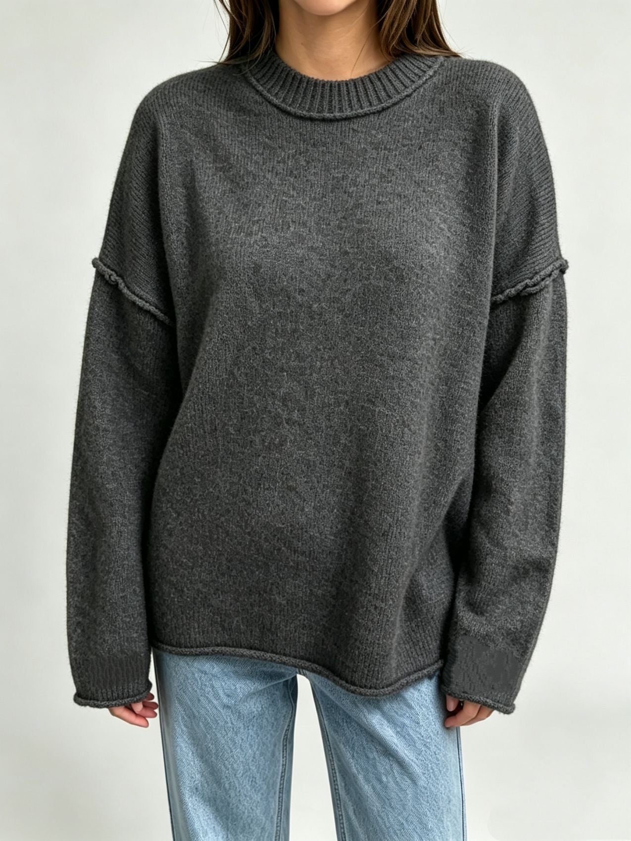 Oversized Strickpullover für Damen