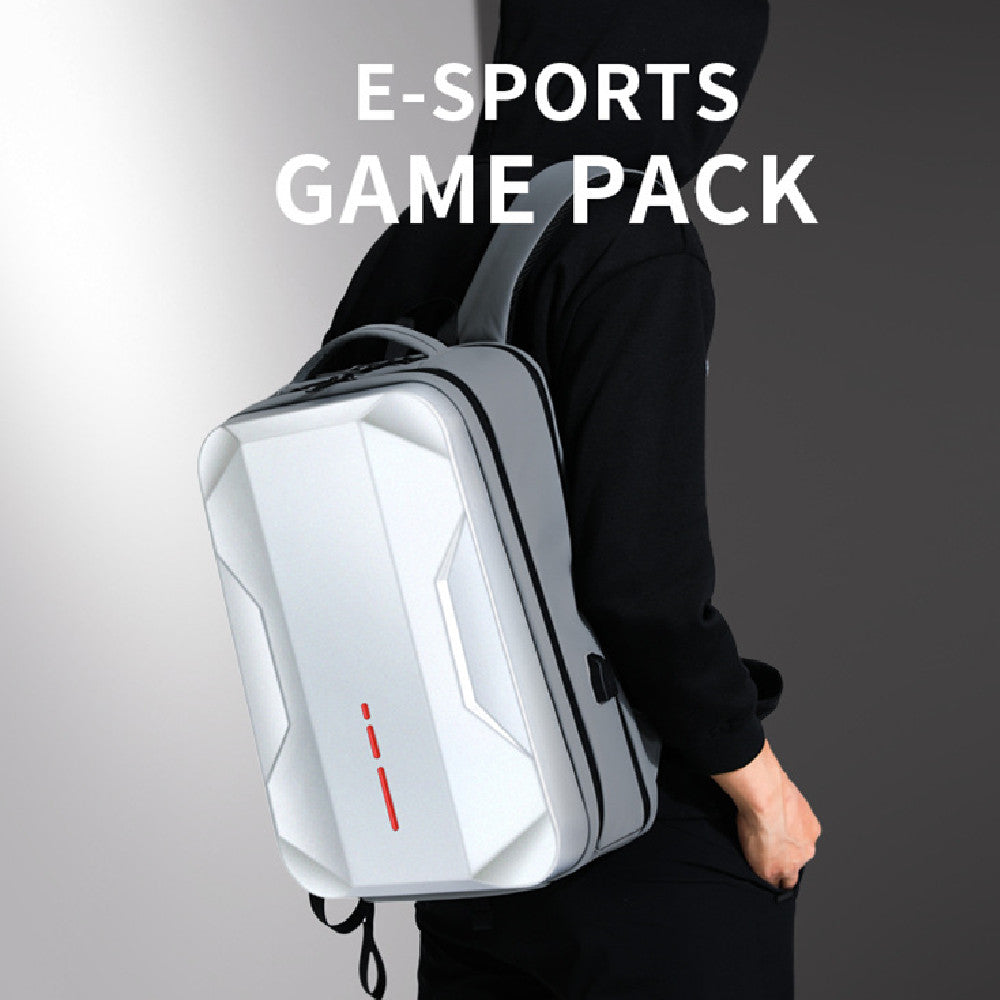 Business Rucksack mit Hartschale und USB-Anschluss