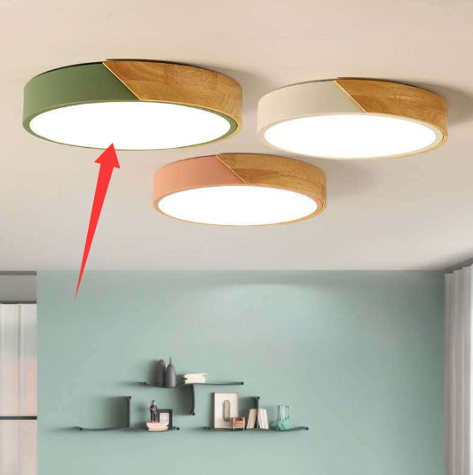 Nordic Macaroon Tischlampe rund