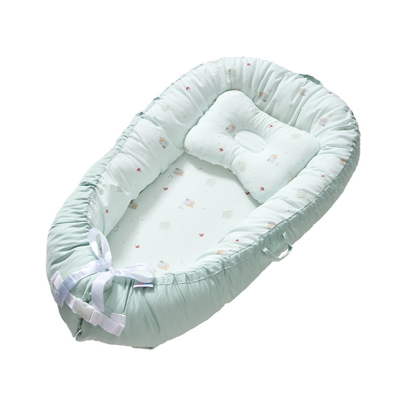 Babybett im Uterus-Design aus reiner Baumwolle