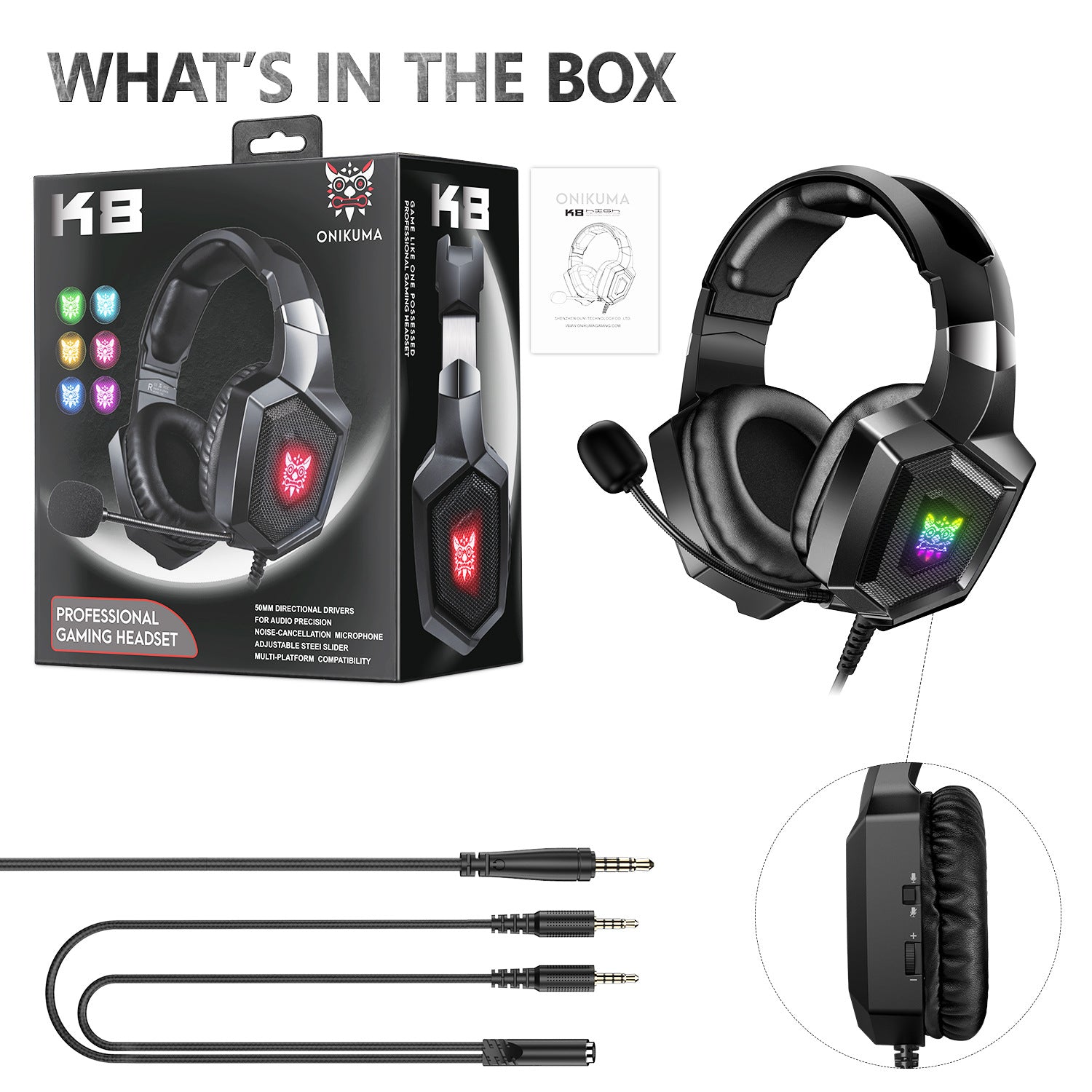 Creative Gaming-Headset mit Beleuchtung