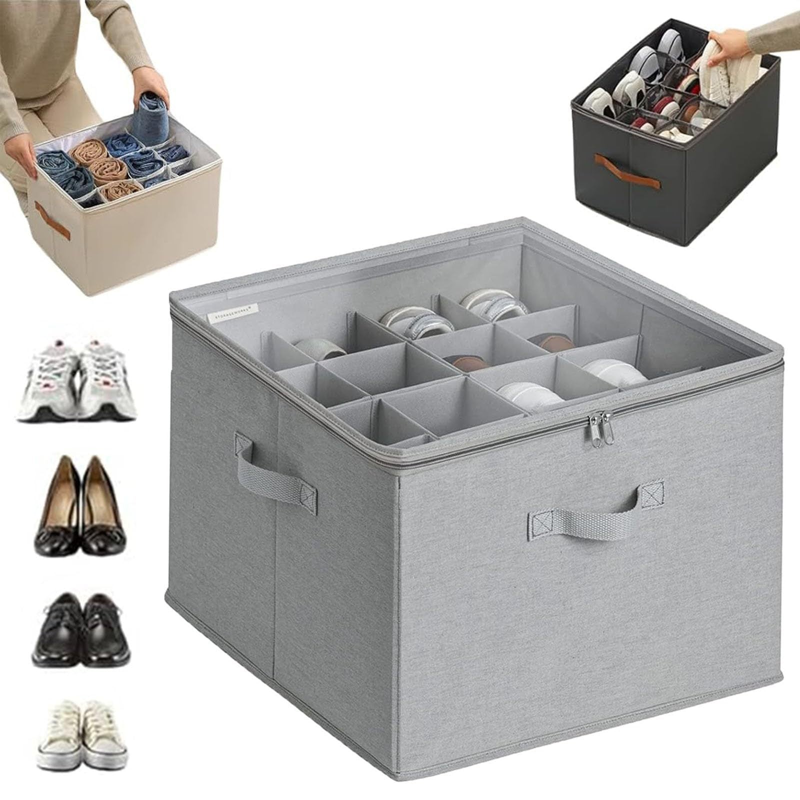 Schuh-Aufbewahrungsbox faltbar