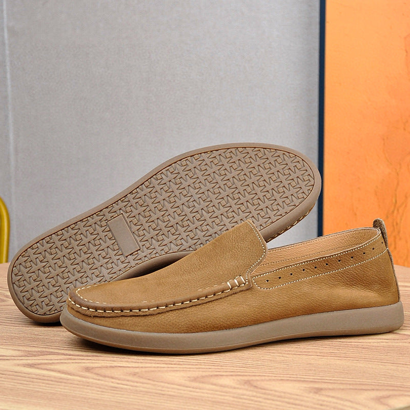 Herren Casual Lederschuhe Atmungsaktiv