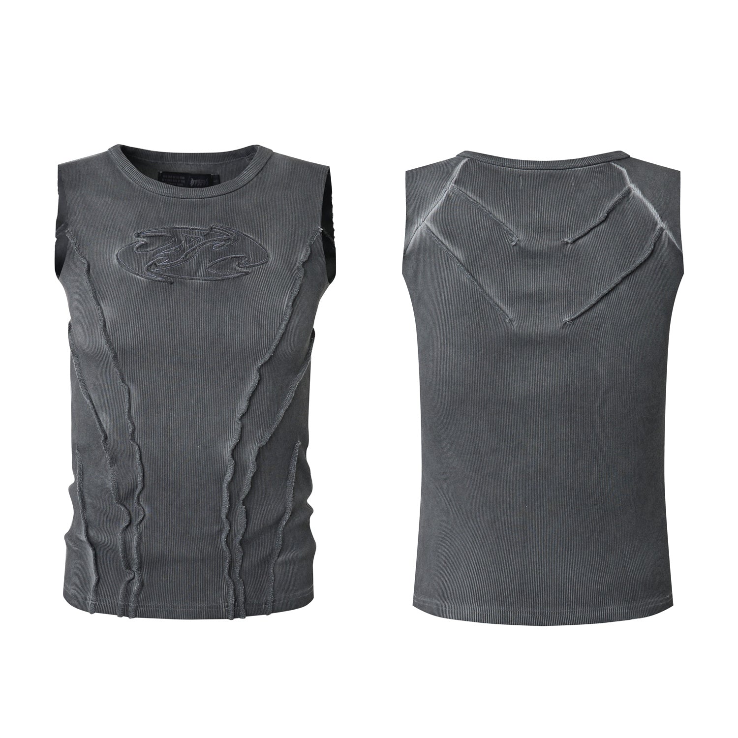 Slim-Fit Micro-Elastisches ärmelloses Herren-Shirt