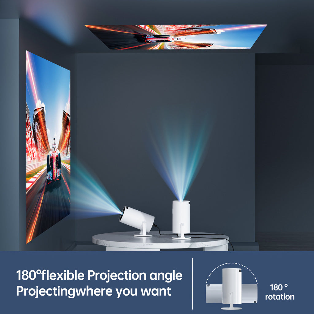 Tragbarer 4K WiFi HD Mini-Projektor