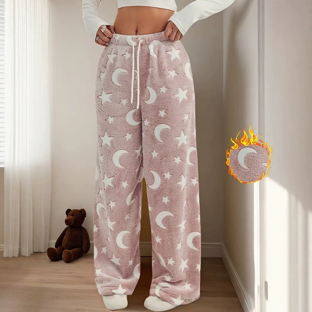 Weihnachtspantoffeln aus Flanell