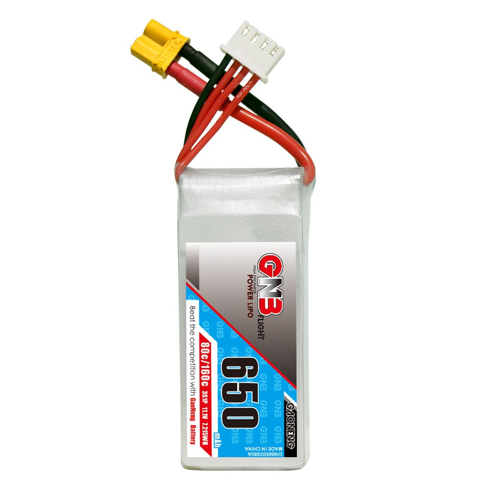 GNB 650mAh 3S 11.1V 80C LiPo Akku