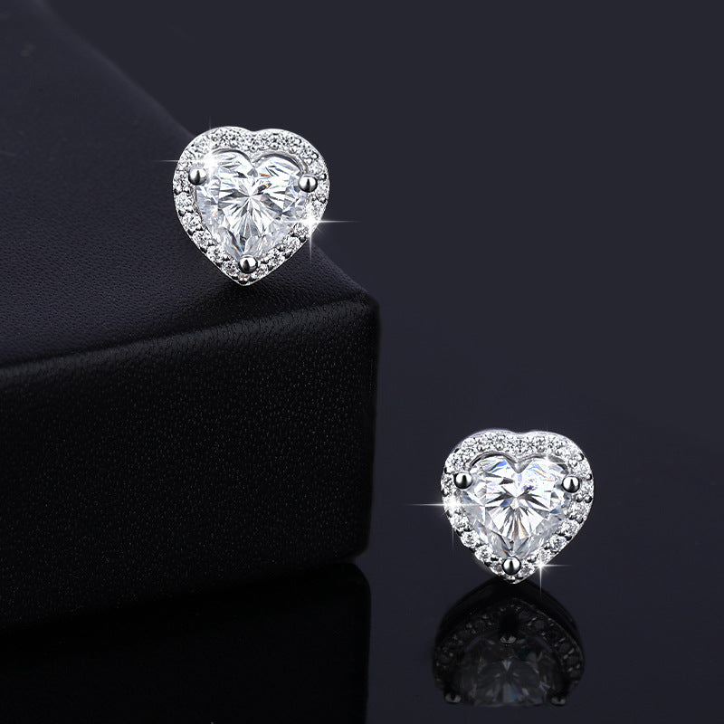 S925 Silber-Halskette «Éclat» – 1 Karat Moissanite