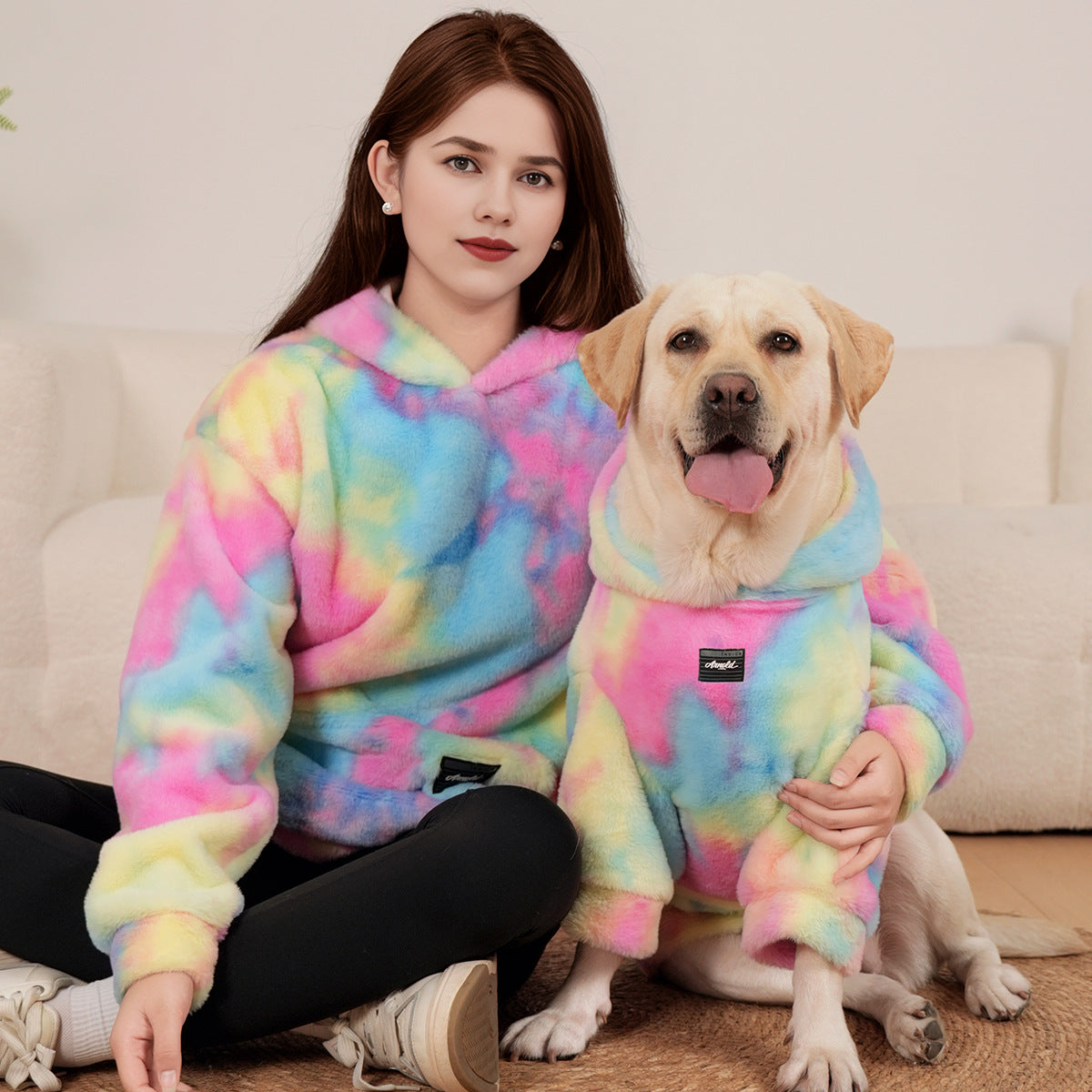 Tie-Dye Hoodie für Haustiere & Besitzer