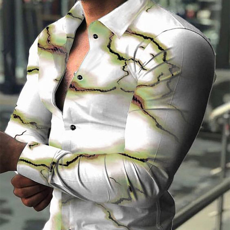 Herren Langarmshirt mit 3D-Digitaldruck – Bild 6 | LuxeStyle