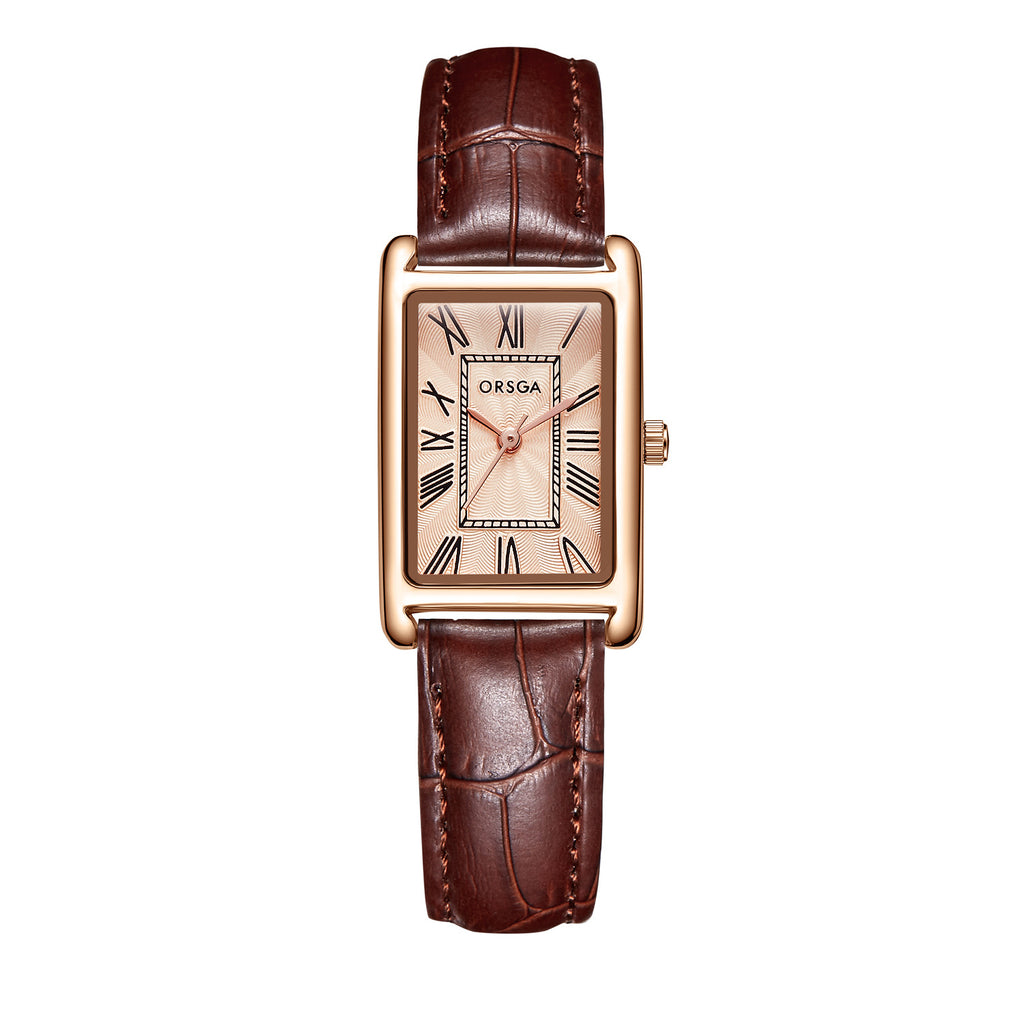 Elegante Damen Quarzuhr mit Stahlarmband – Ansicht 7