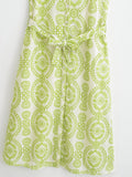 Kurzarm-Kleid mit schweren Stickereien