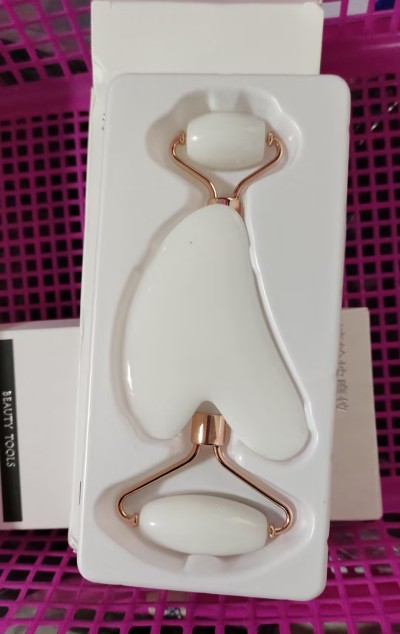 Gua Sha Stein & Roller Set