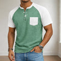 Polo-Shirt mit Henley-Kragen für Herren