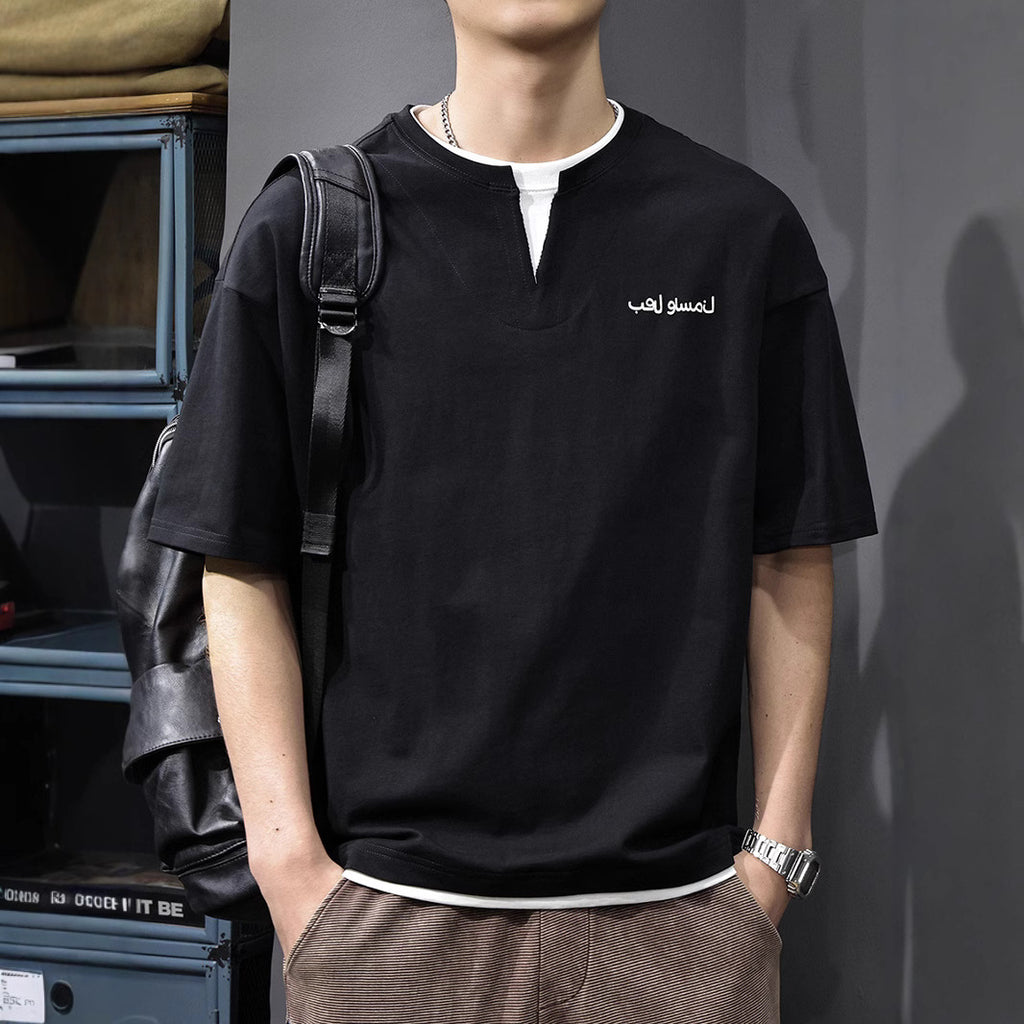 Leichter Pullover mit V-Ausschnitt