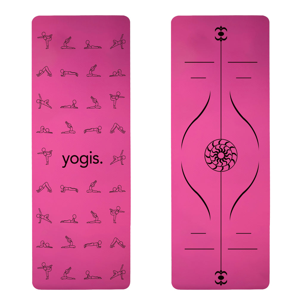 TPE Yogamatte mit Haltungslinien – Bild 16 | LuxeStyle