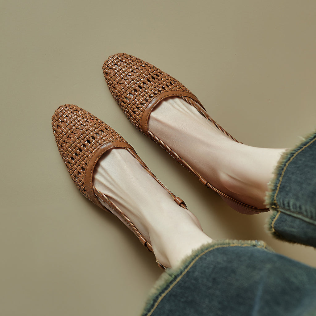 Hohlkehlsandalen mit Blockabsatz