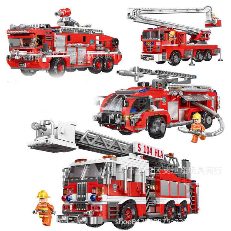 Feuerwehrfahrzeug Baustein-Set – Bild 6 | LuxeStyle