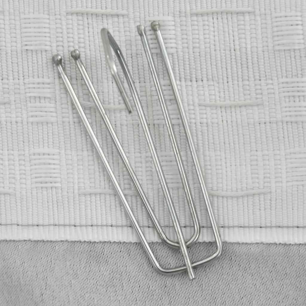 Verdunkelungsvorhang mit Haken, Leinenlook