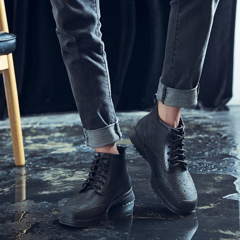 Regenstiefel mit Schnürung – Bild 5 | LuxeStyle
