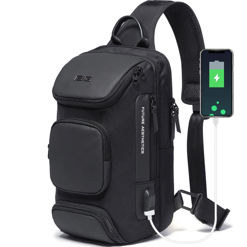 Rucksack Herren Alltagsrucksack Schwarz – Bild 3 | LuxeStyle