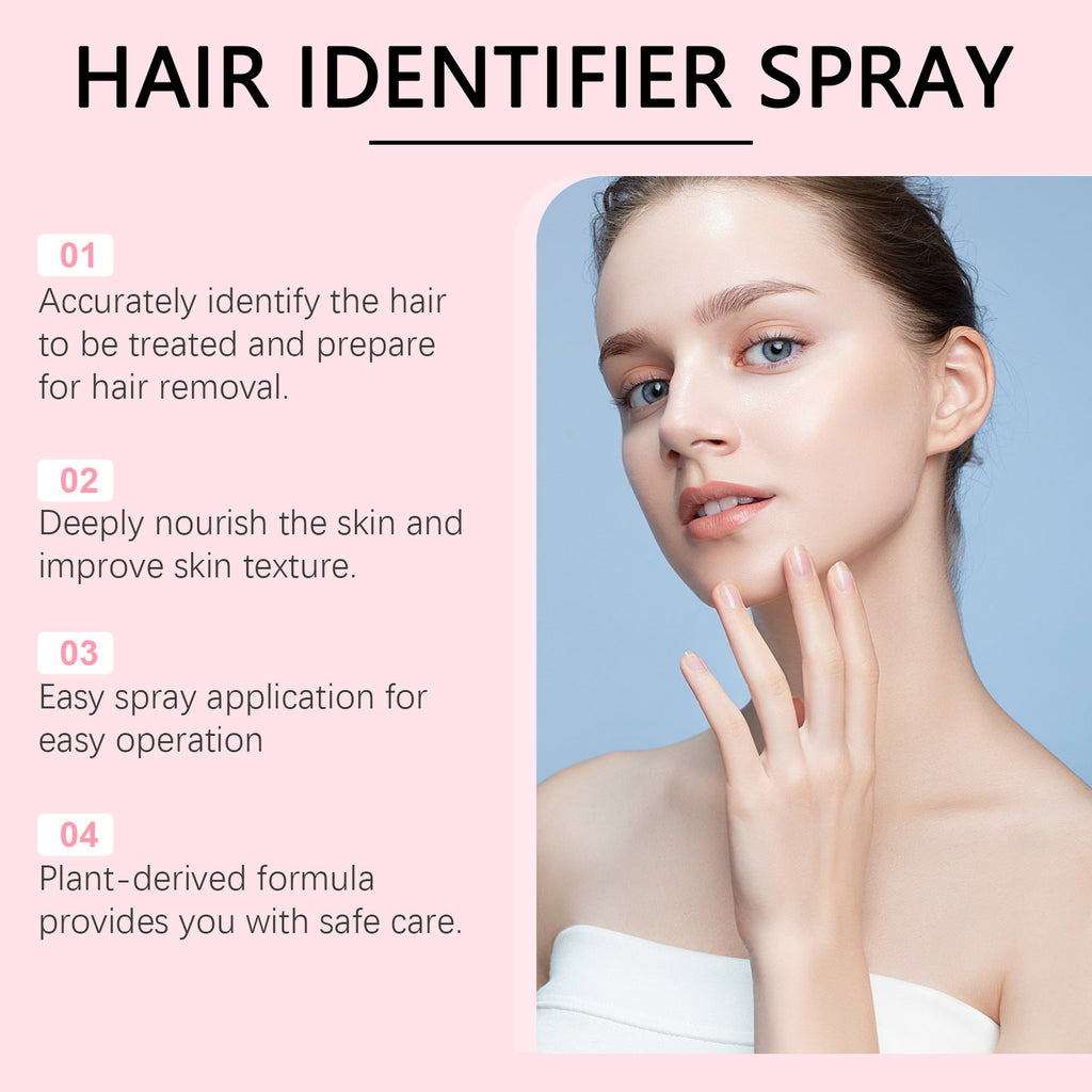 Hair Identifier Spray Set – Für Gesichtsenthaarung