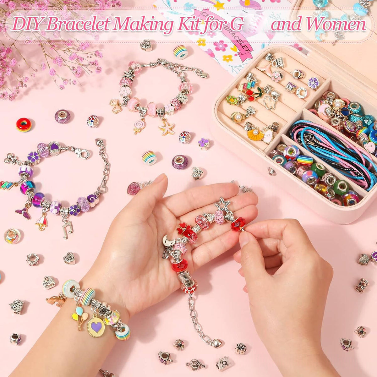 DIY-Armband-Set für Kinder – 155 Teile – Bild 3 | LuxeStyle