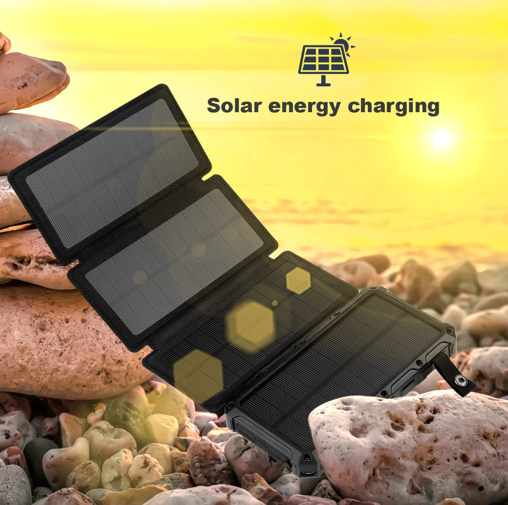 20’000mAh Solar Powerbank mit Wireless Charging