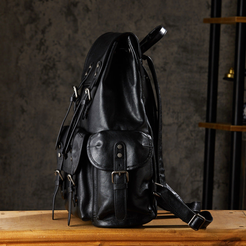 Rindsleder-Reisetasche für Herren – Bild 8 | LuxeStyle